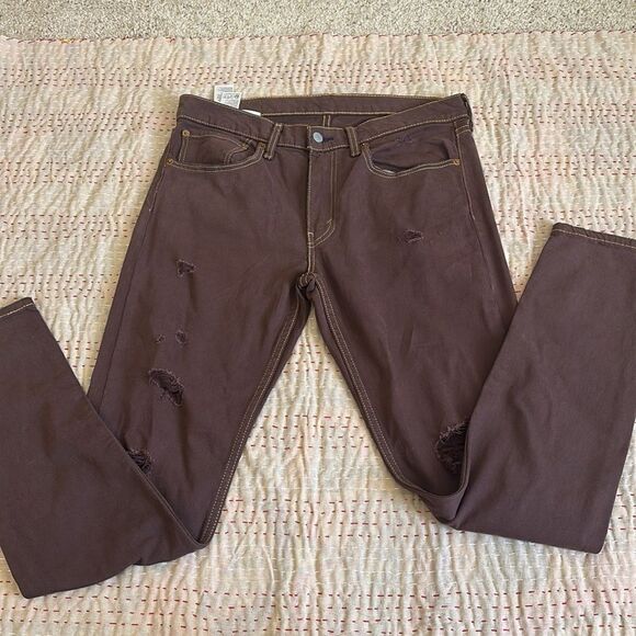 Vintage? Levi’s Skinny Taper Distressed Jeans - Picture 1 of 11